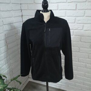 NWOT Telluride Clothing Co. Men's Size Small Full Zip Black Fleece Jacket